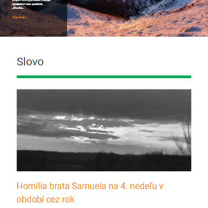 dominikani.sk - mobilná verzia