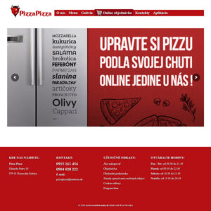 pizzapizza.sk - domovská stránka