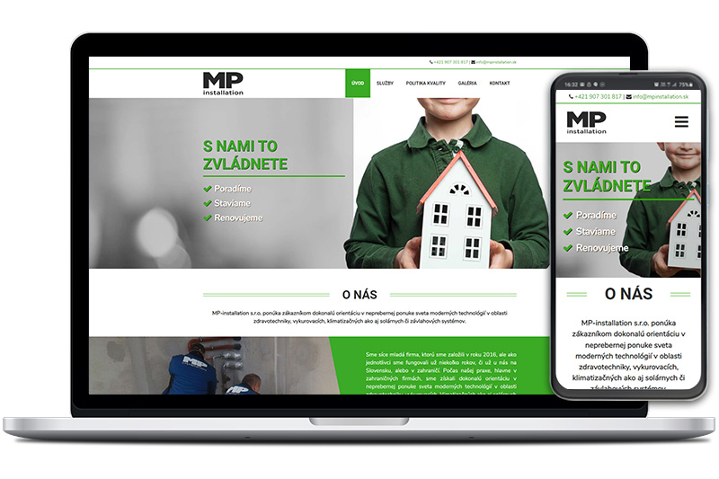 MPinstallation webová stránka
