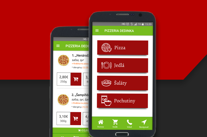 Pizzeria Dedinka aplikácia