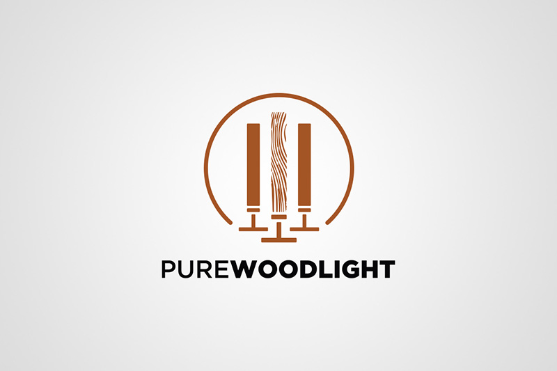 Pure Wood Light logo