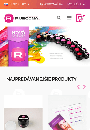Ruscona mobilná verzia