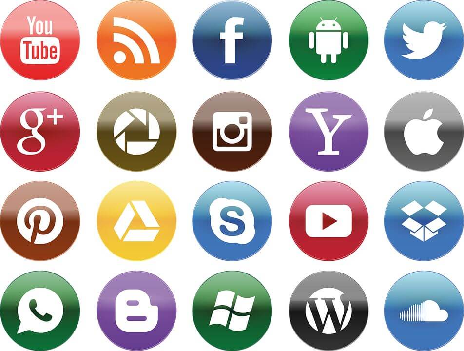 Sociálne siete ikony