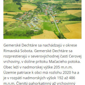 gemerskedechtare.sk - mobilná verzia