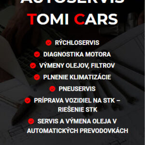 tomicars.sk - mobilná verzia