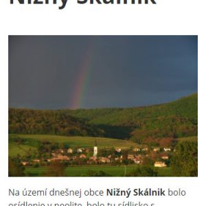 niznyskalnik.sk - mobilná verzia