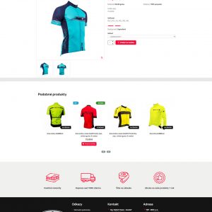 top-bikewear.sk - stránka produktu
