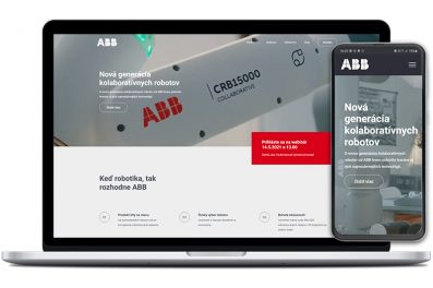 ABB Robotika webová stránka