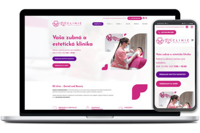 RS Clinic webová stránka