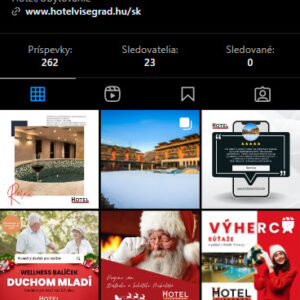 Hotel Visegrád - Instagram príspevok