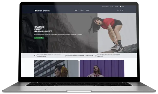 Eshop urbanbrands.sk – referencia Moderné Webstránky